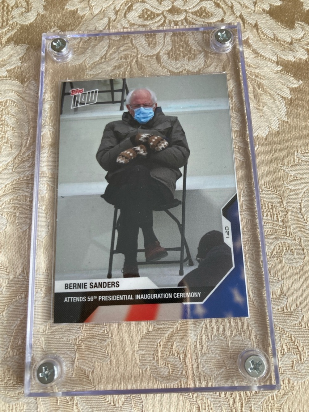 Bernie Sanders Inauguration Topps NOW Trading Card - Picture 1 of 4